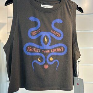 Spiritual Gangster Serpent Crawford Crop Tank